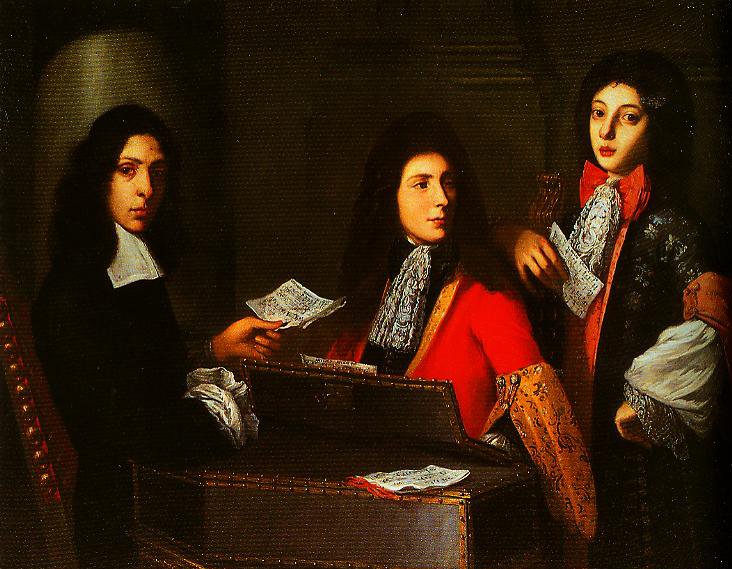 732x569 Portrait Of Musicians - Musicians Painting