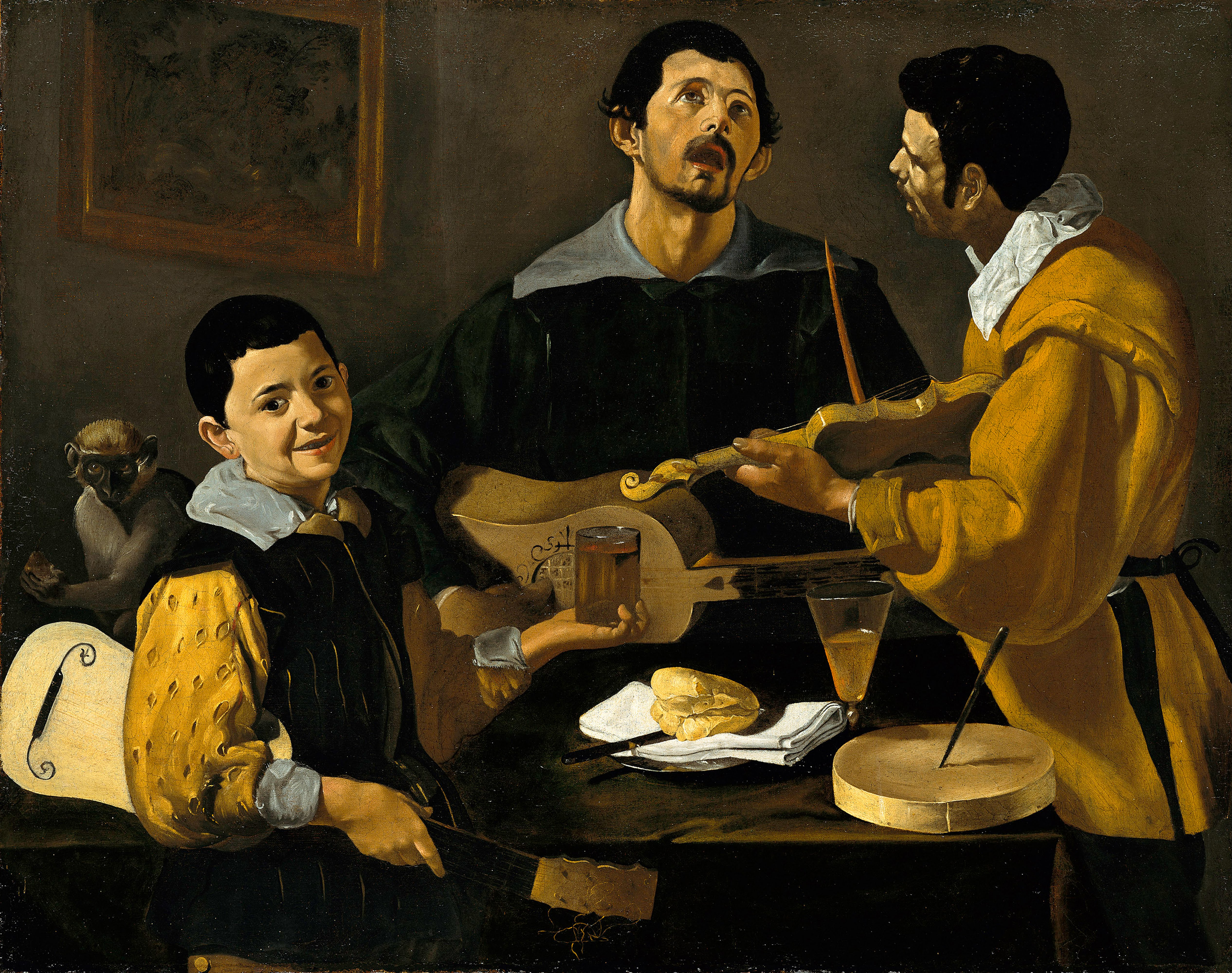 5063x4000 The Three Musicians (Painting) - Musicians Painting