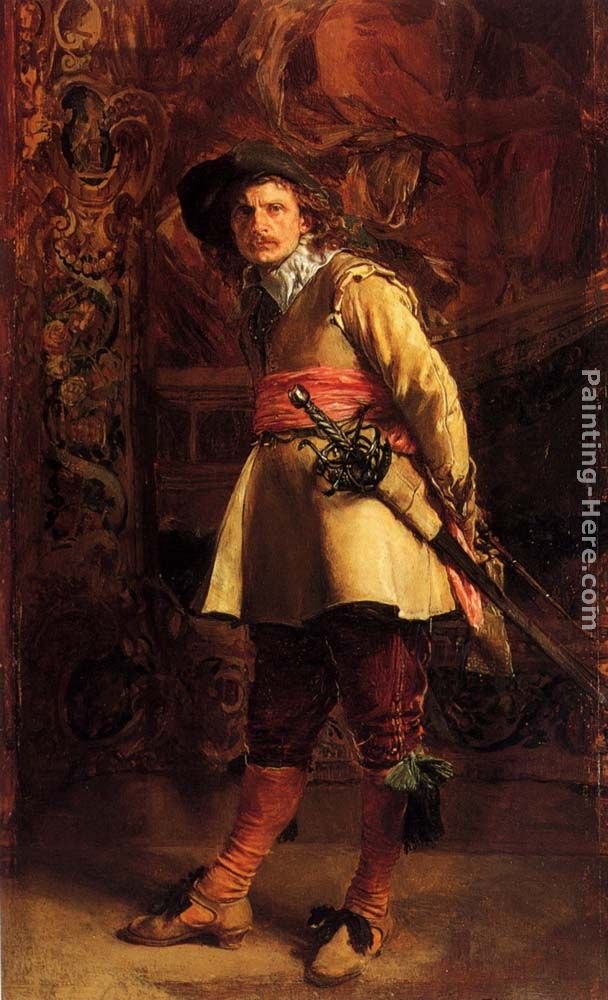 608x1000 Jean Louis Ernest Meissonier Musketeer Painting Anysize 50% Off - Musketeer Painting