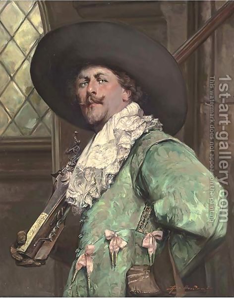 472x600 A Musketeer Wheellock, 17th Century And Ancient Armor - Musketeer Painting
