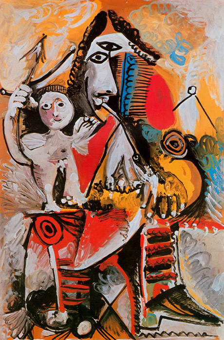 460x700 Musketeer And Amor, 1969 By Pablo Picasso - Musketeer Painting