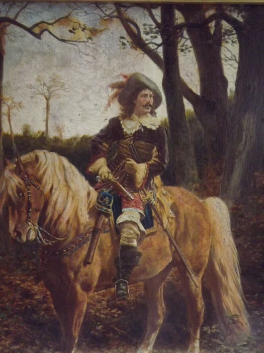 525x700 Werner Schuch - Musketeer Painting