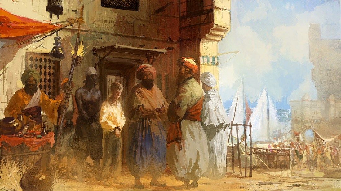 1100x618 Our History Muslims Branded White Slaves With Hot Irons Then As - Muslim Painting