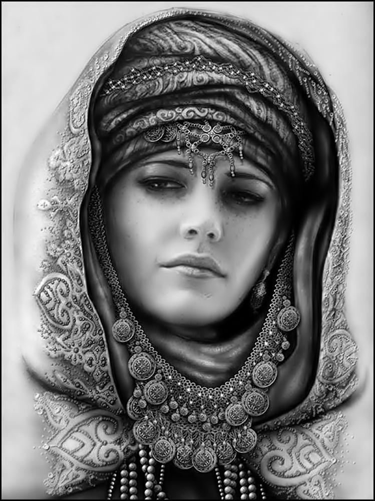 749x1000 Muslim Female - Muslim Woman Painting