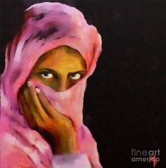 236x239 My Painting Of A Muslim Woman. Everyday These Women Wear Their - Muslim Woman Painting