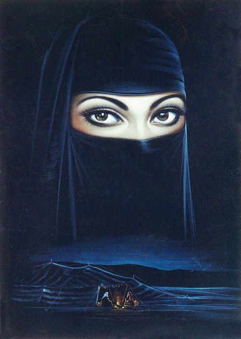498x700 The 48 Best Art - Muslim Woman Painting