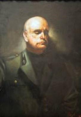 272x392 Paul Mathias Padua, Der Spricht - Mussolini Painting