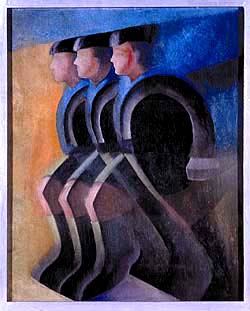 250x311 Under Mussolini - Mussolini Painting