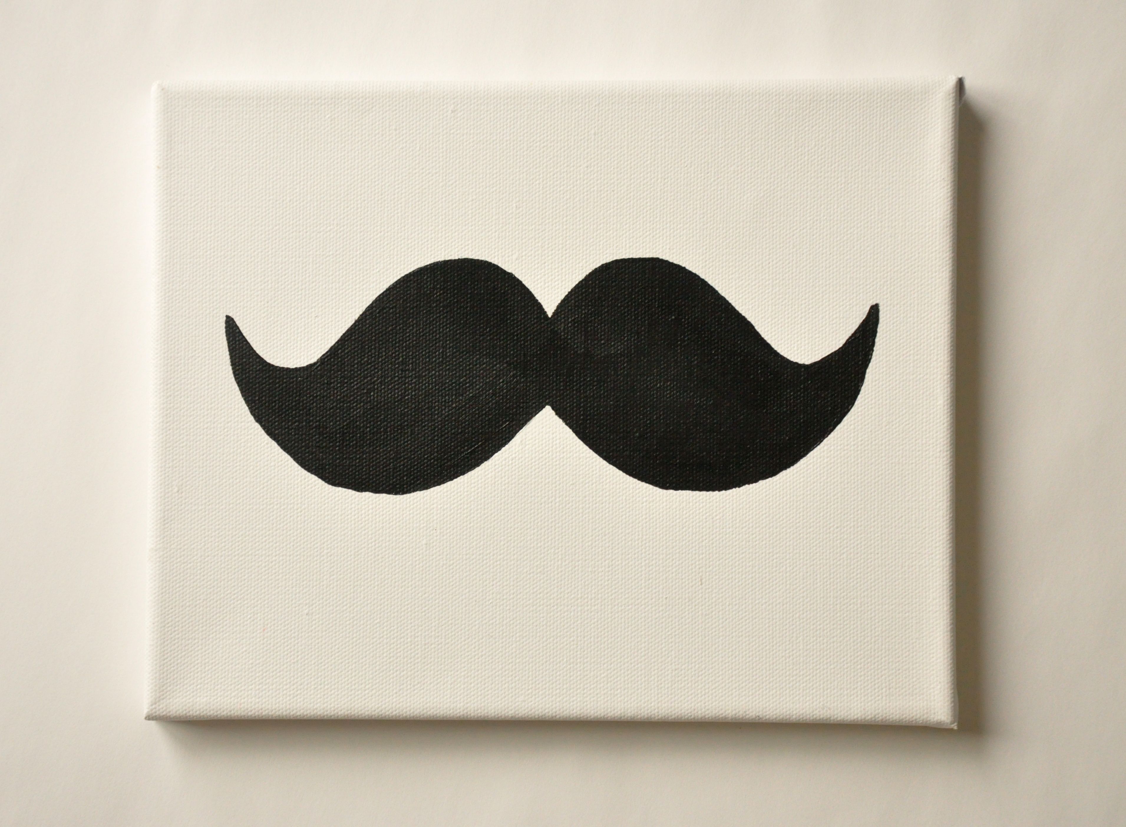 3822x2808 Mustache Painting Just Things! Watercolor Flower - Mustache Painting