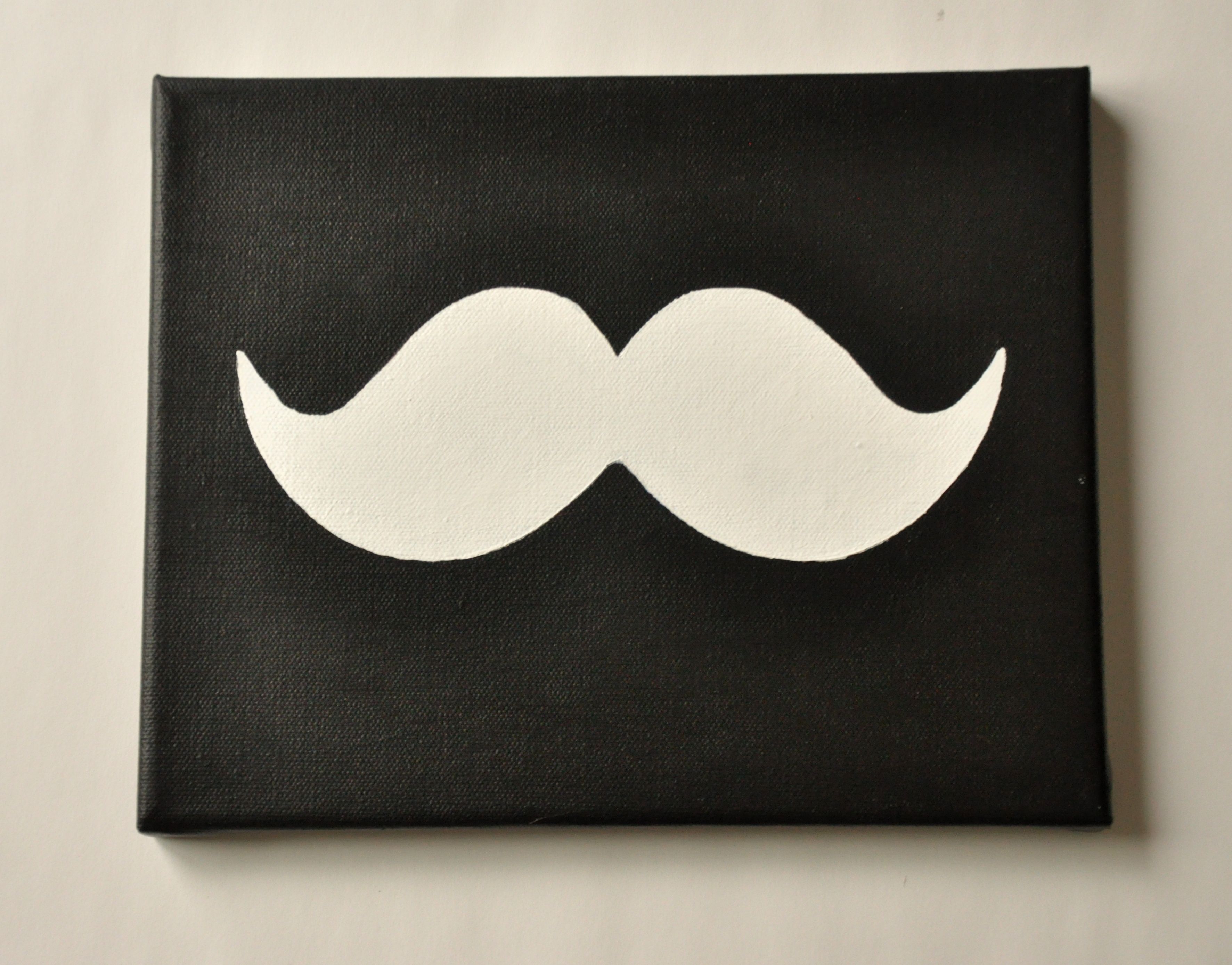 3545x2779 Mustache Painting Paintings - Mustache Painting