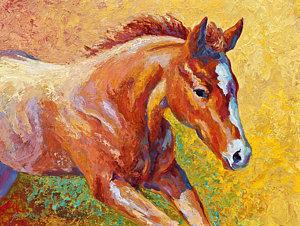300x226 Mustang Horse Paintings Fine Art America - Mustang Horse Painting