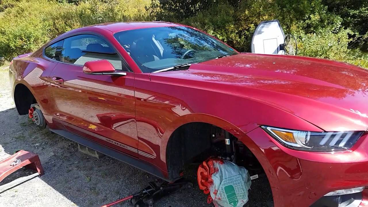 1280x720 Mustang Ecoboost Painting The Calipers - Mustang Painting