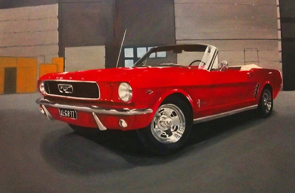 960x628 Mustang Painting Rachel - Mustang Painting