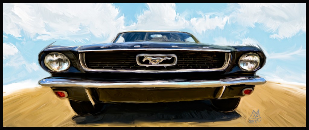 1024x431 Paintings Neatline Fx - Mustang Painting