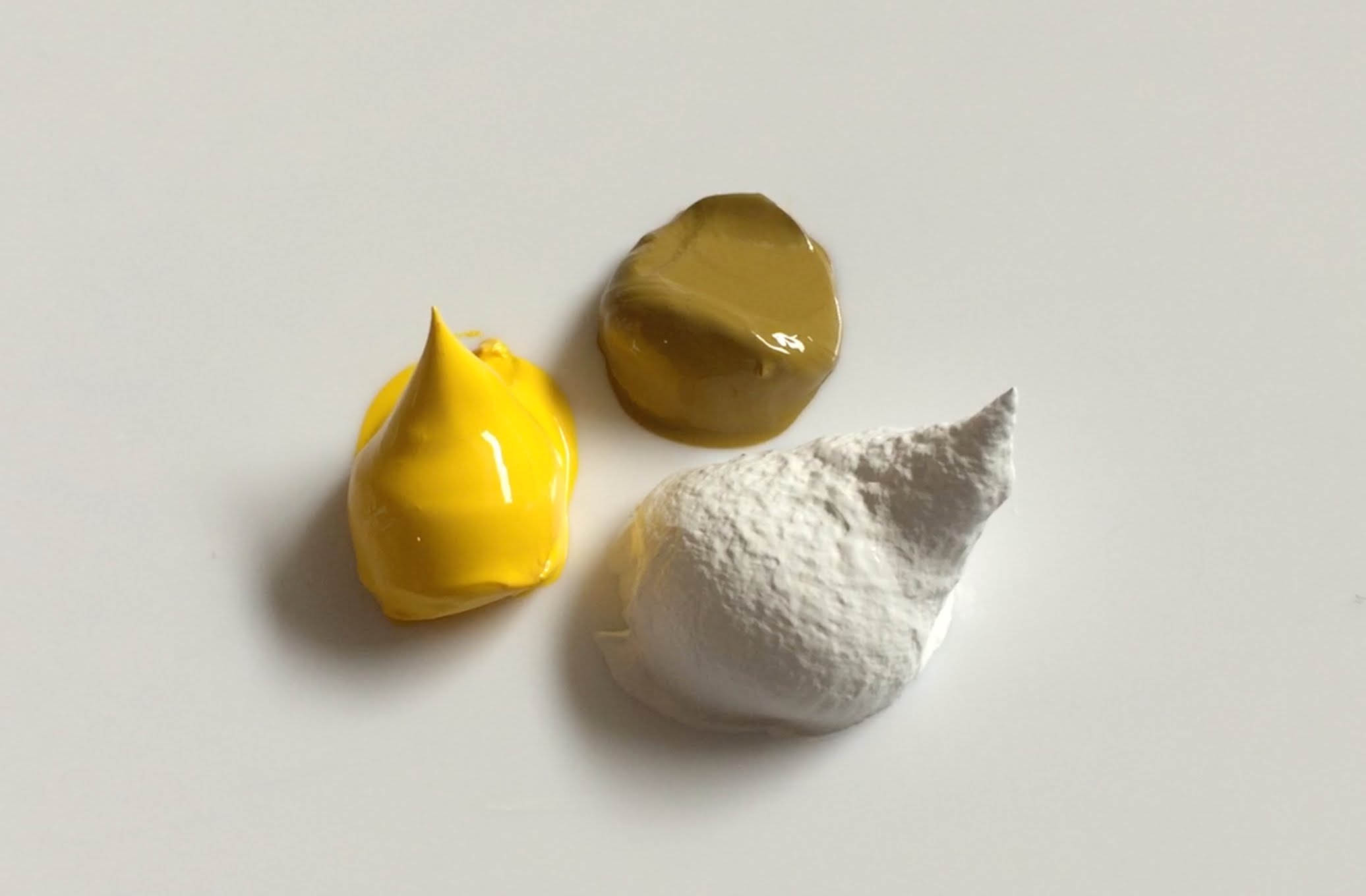 2072x1360 Acrylic Paint Colour Mixing - Mustard Yellow Painting