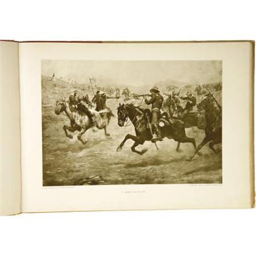 500x500 Charles Schreyvogel My Bunkie And Others - My Bunkie Painting