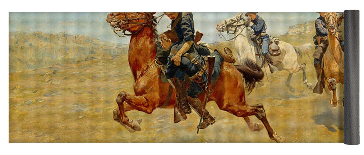 1171x500 My Bunkie Yoga Mat For Sale By Charles Schreyvogel - My Bunkie Painting