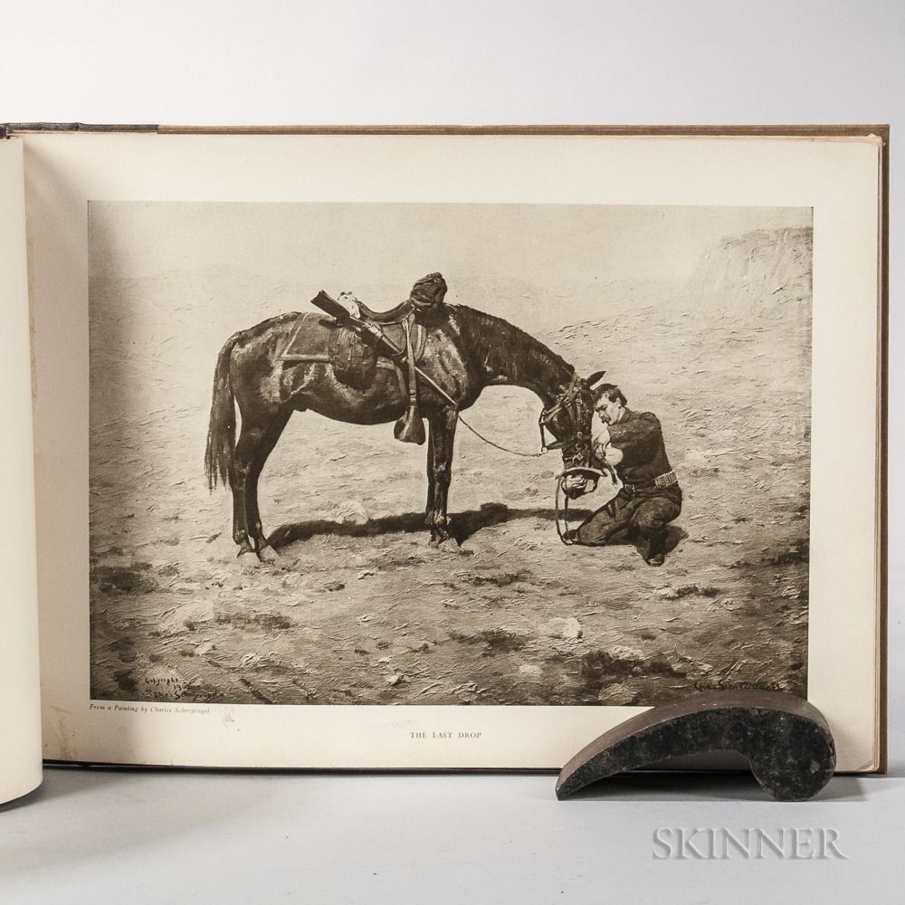 1000x1000 Schreyvogel, Charles (1861 1912) My Bunkie And Others, Pictures - My Bunkie Painting