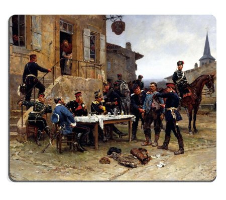 450x397 Buy Msd Mouse Pad Menfolk Charles Schreyvogel 1861 To 1912 Artwork - My Bunkie Painting