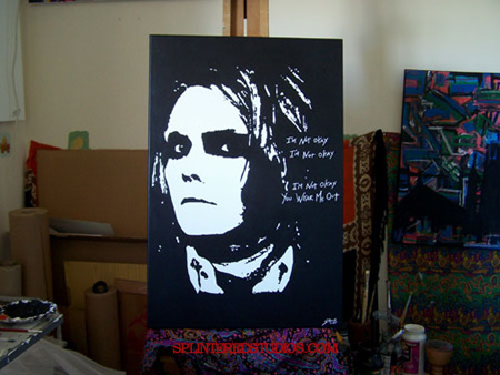 450x338 My Chemical Romance Painting - My Chemical Romance Painting