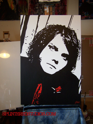 300x400 My Chemical Romance Painting - My Chemical Romance Painting