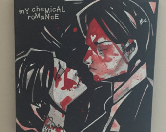 340x270 My Chemical Romance Three Cheers For Sweet Revenge Oil - My Chemical Romance Painting