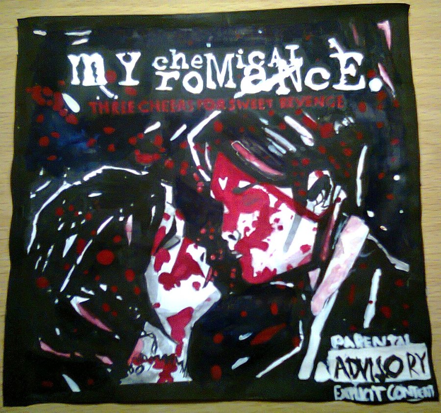 900x843 My Chemical Romance Three Cheers For Sweet Revenge By - My Chemical Romance Painting