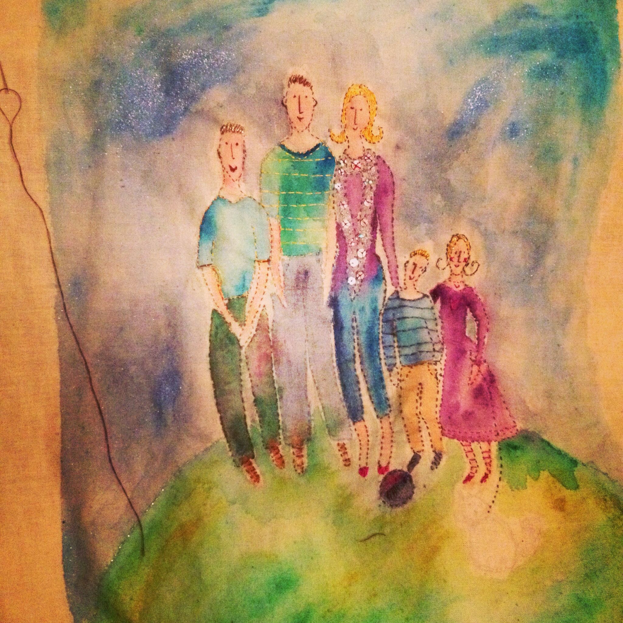 2048x2048 My Family Artwork My Artwork - My Family Painting