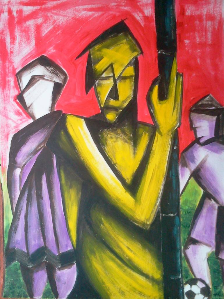 770x1027 Saatchi Art I Miss My Family Painting By Anil Keshari - My Family Painting