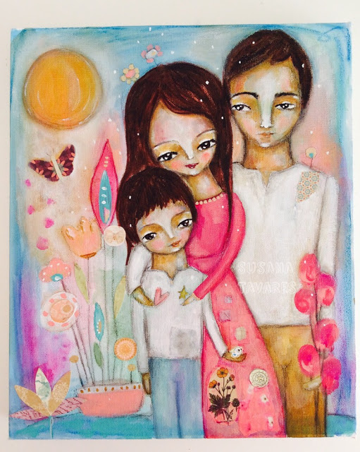 511x640 Susana Tavares Family Portrait - My Family Painting