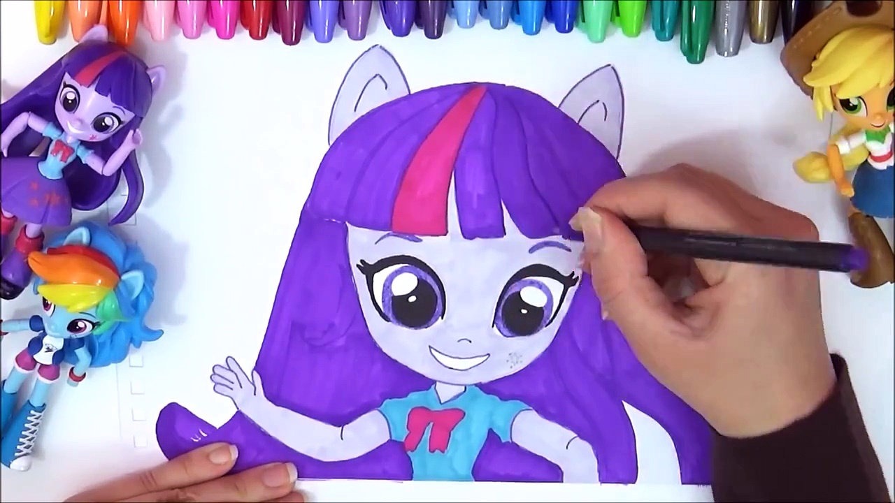 1280x720 Mlp My Little Pony Equestria Girls Minis Speed Color! Twilight - My Little Pony Painting Games