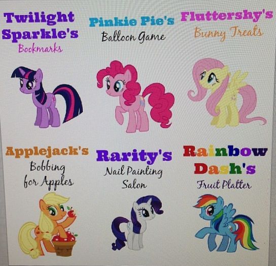 544x523 My Little Pony Birthday Party Ideas - My Little Pony Painting Games