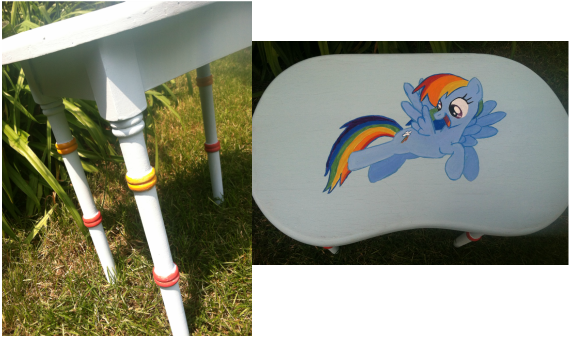 569x337 My Little Pony Rainbow Dash Table - My Little Pony Painting Games