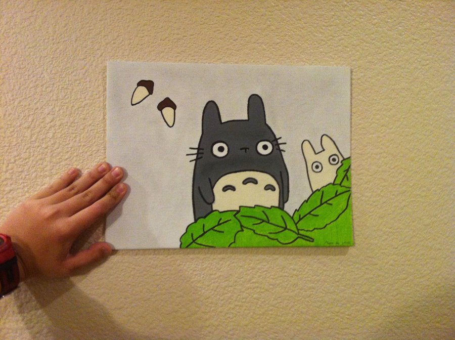 900x672 My Neighbor Totoro Painting By Xtoaste - My Neighbor Totoro Painting
