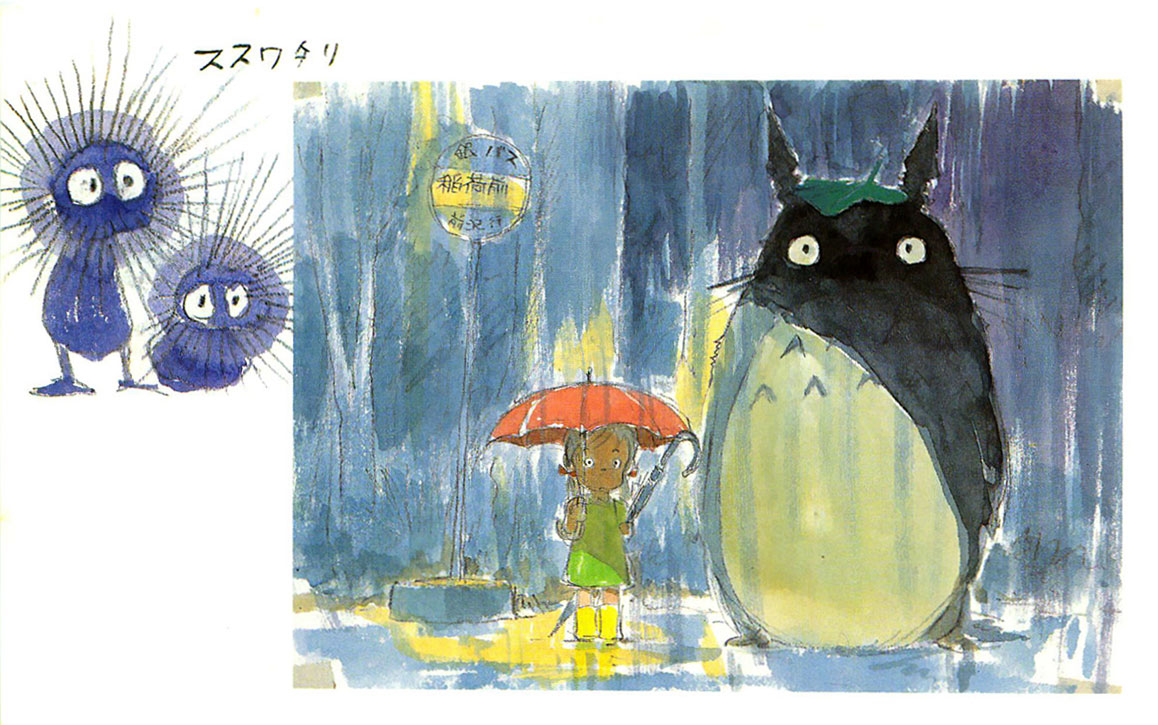 1158x725 Living Lines Library My Neighbor Totoro (1988 - My Neighbor Totoro Painting
