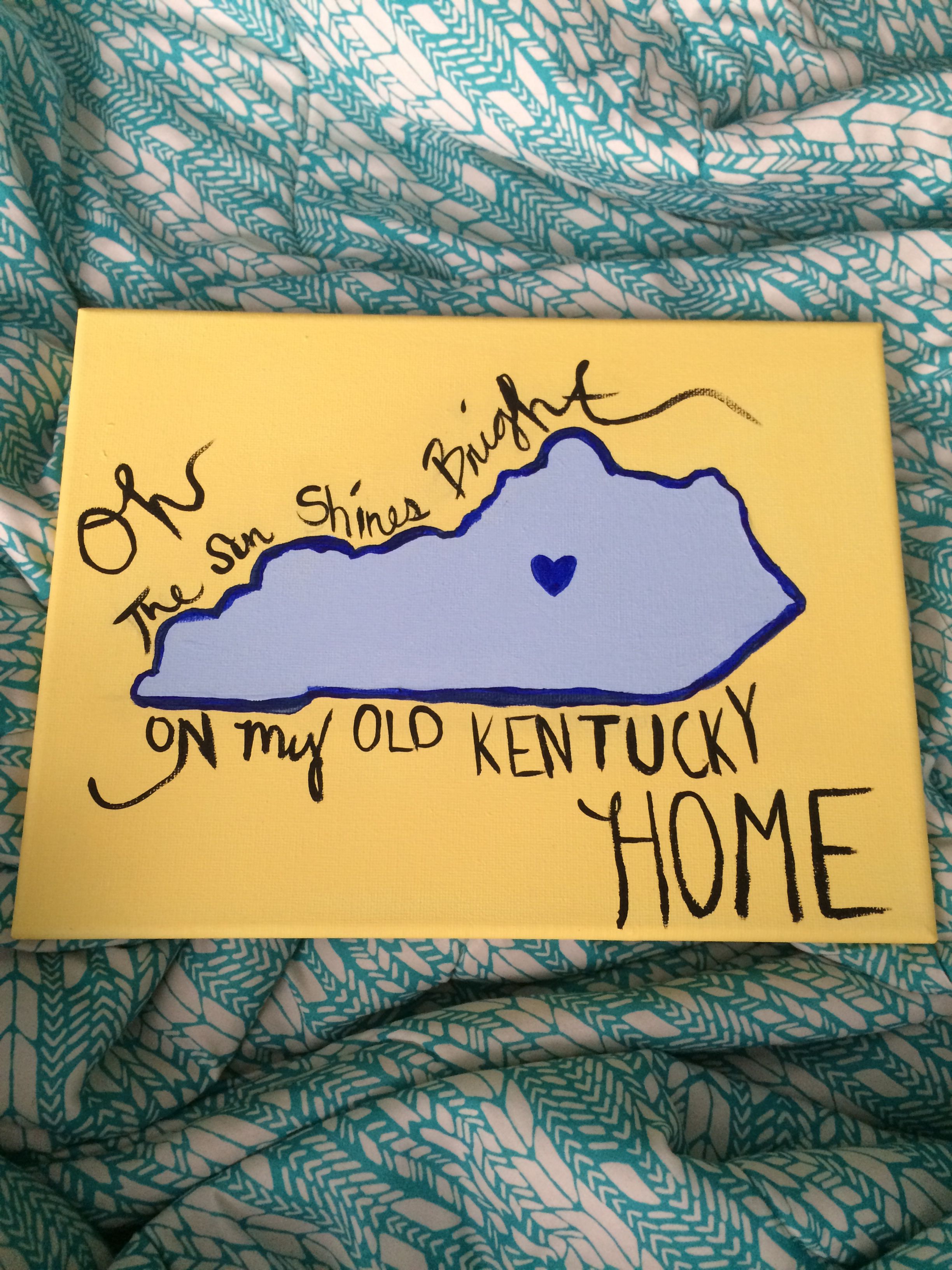2448x3264 My Old Kentucky Home Canvas Painting By Paige Green Home - My Old Kentucky Home Painting