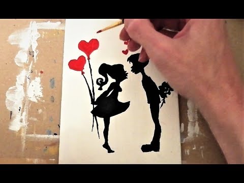 480x360 Easy Painting Gift For Boyfriend Girlfriend Valentines Day Love - My Wifes Lover Painting