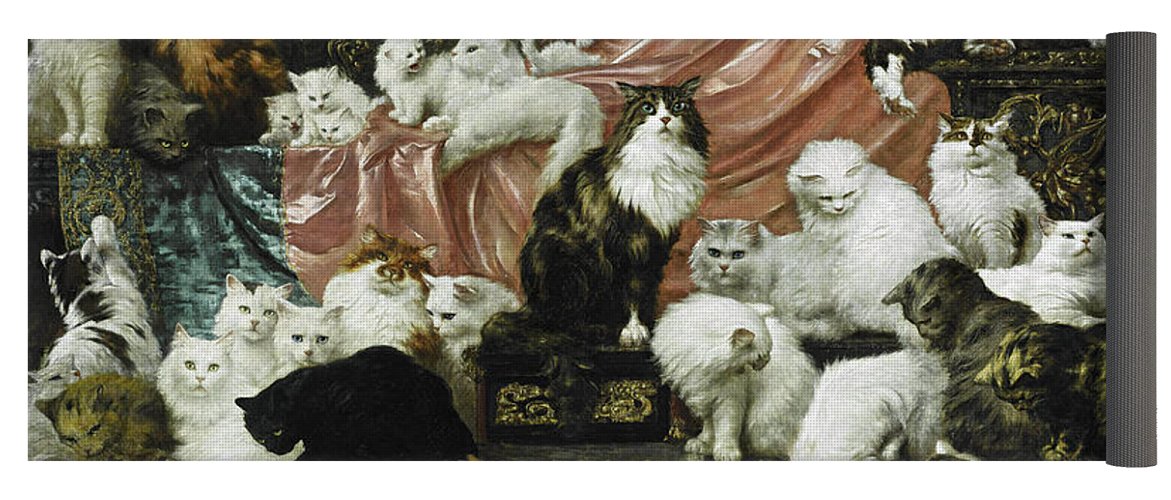 1171x500 My Wife's Lovers Yoga Mat For Sale By Carl Kahler - My Wifes Lovers Painting