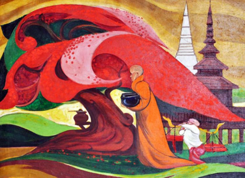 Myanmar Painting at PaintingValley.com | Explore collection of Myanmar ...