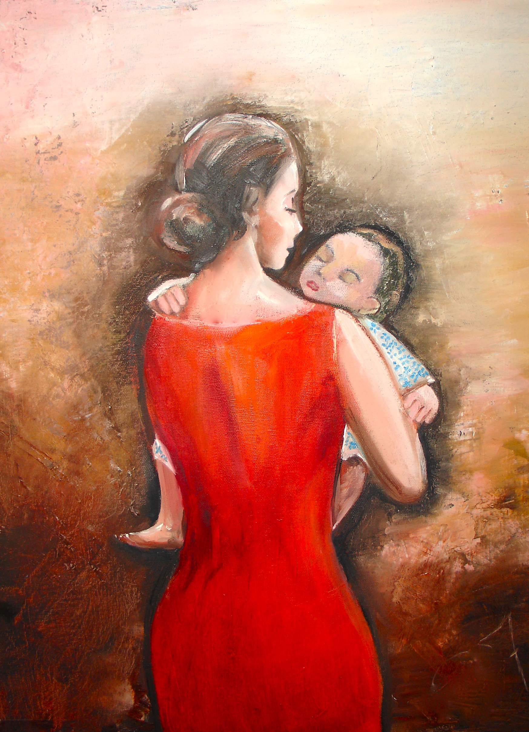 1747x2419 My Painting Mommy Cook For Me - Mypainting