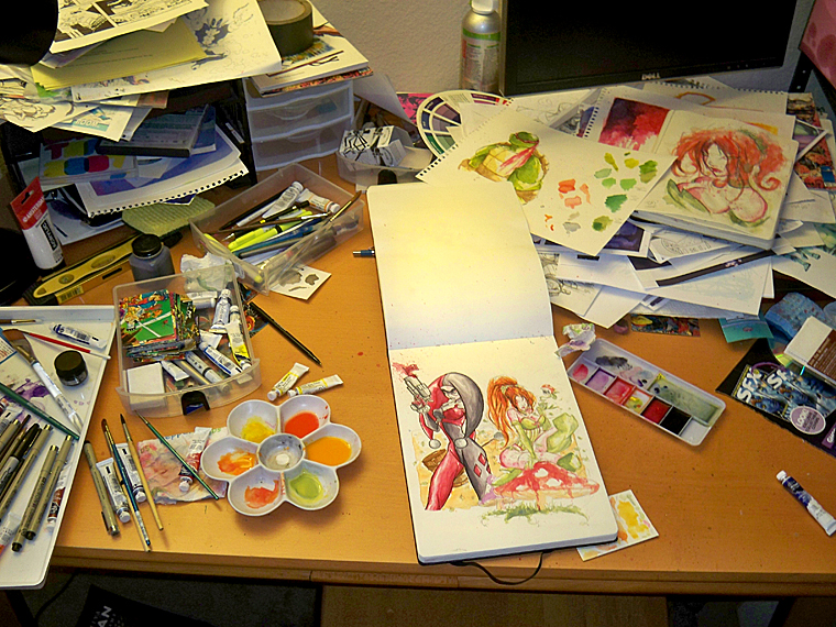 760x570 My Painting Desk By Robduenas - Mypainting