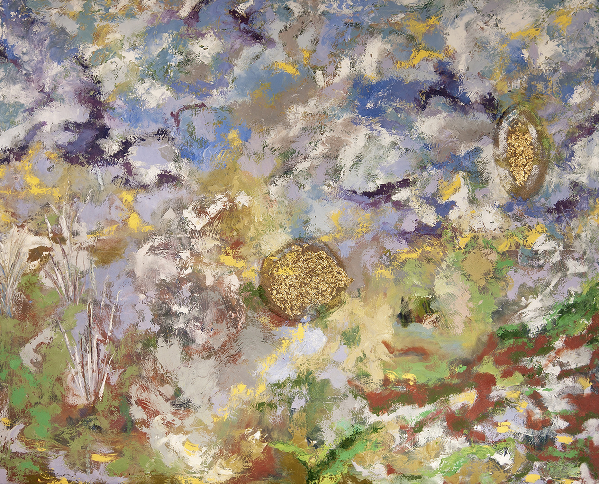 1200x969 Painting Sky, Valleys And Hills (Original Art By Myra Kooy) - Myra Painting