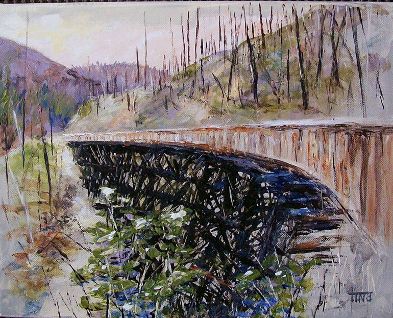 770x623 Saatchi Art Myra Trestle 1 - Myra Painting