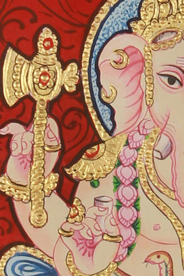 600x900 Mysore Painting Of Yadamuri Ganesha - Mysore Painting