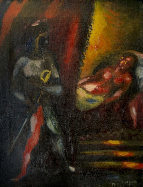 500x655 Mysterious Chagall Painting Resurfaces 30 Years After Ues Heist - Mysterious Painting