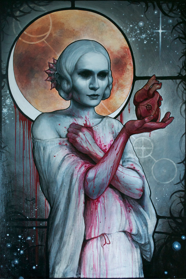 600x899 Mysterious Paintings By Heather Mclean - Mysterious Painting