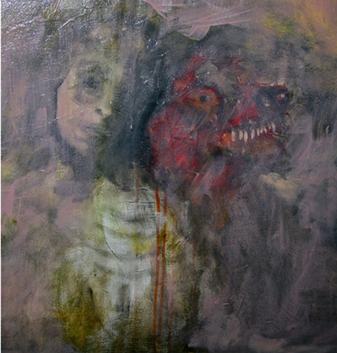 668x700 Laurel Hausler Mysterious Figurative Painting By Laurel Hausler - Mysterious Painting