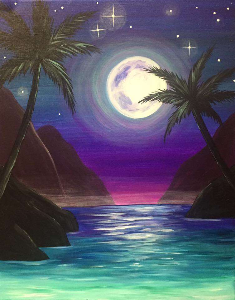 754x960 Mystic Moonlight - Mystic Painting