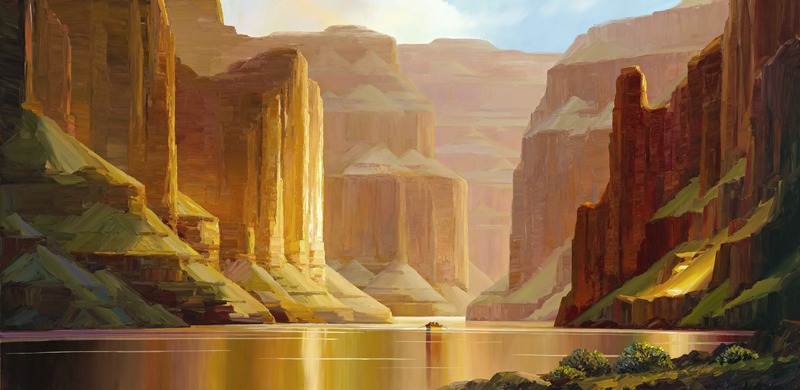 800x390 Mystic Waters By Charles Pabst - Mystic Painting