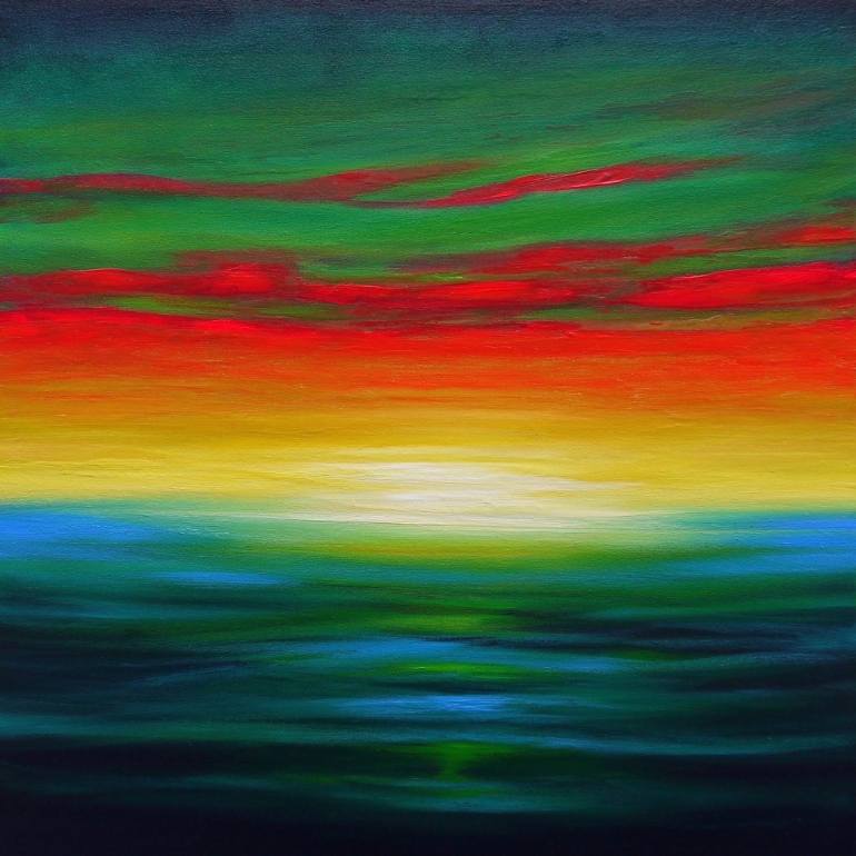 770x770 Saatchi Art Into The Mystic Painting By Julia Everett - Mystic Painting